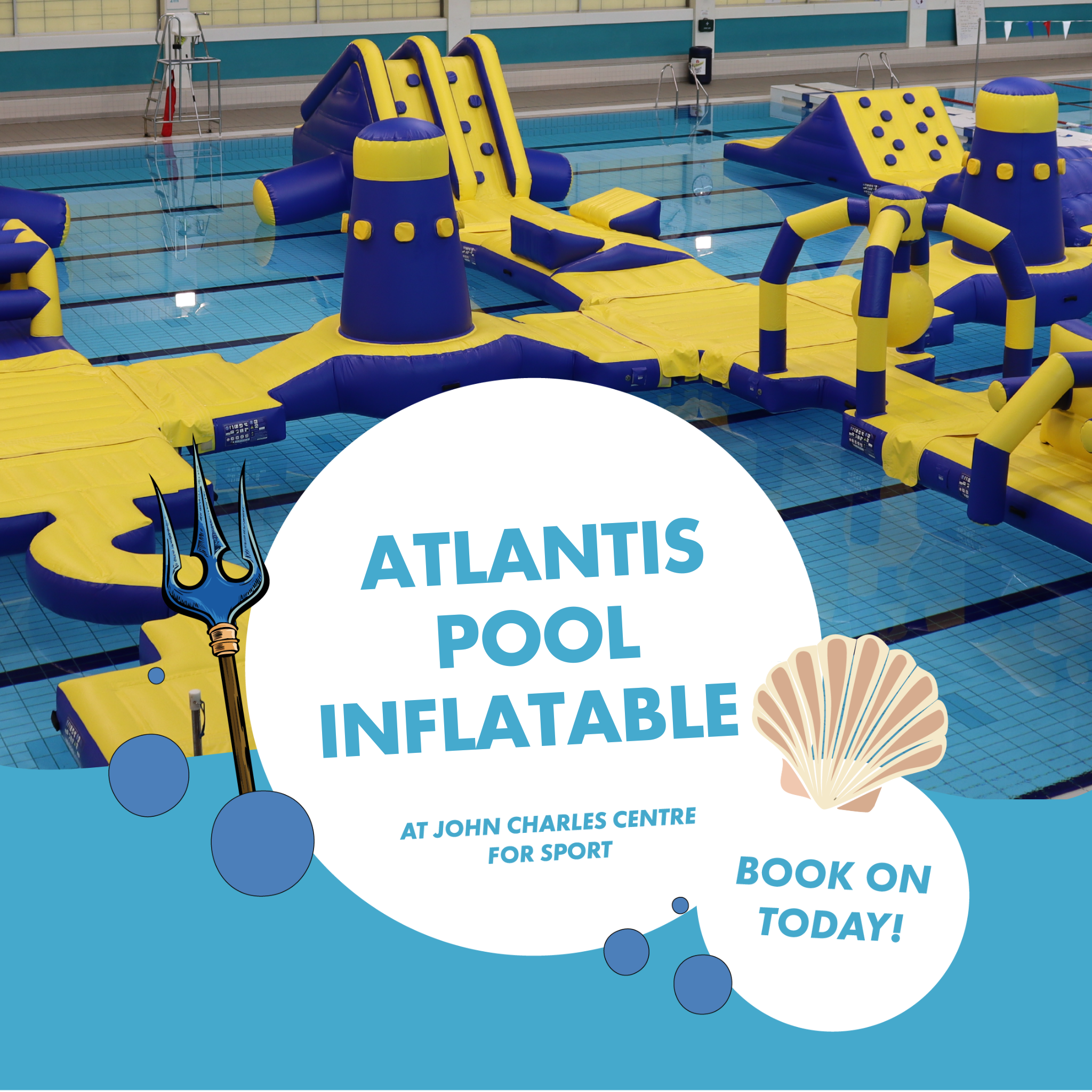 Atlantis Inflatable Atlantis Inflatable Waterpark | Active Leeds